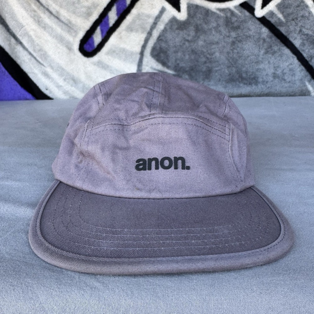 Anon Cordova Five Panel Camp Hat Lavender